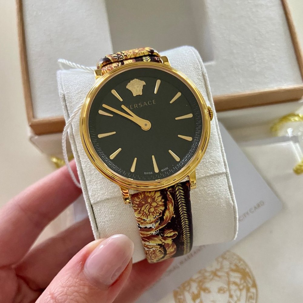 Versace V Circle 38mm Women's Watch